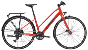 Vélo tout-terrain rouge TREK-FX2 - Dijon Cycles en Côte d'Or