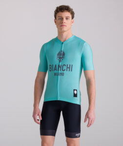 Maillot de cyclisme Bianchi Milano Classic vert – magasin Dijon Cycles