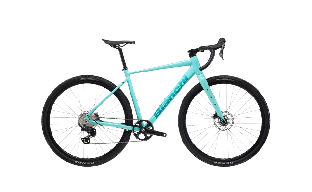 vélo de Gravel BIANCHI Nirone 7 GRX822/610 Céleste