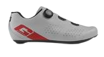 Chaussures de vélo de route Gaerne G.Sprint avec serrage BOA blanc/rouge